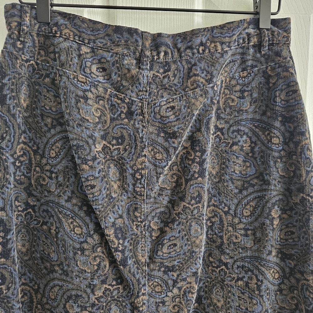 Vintage 1990s Eddie Bauer Corduroy Maxi Skirt - Picture 6 of 8